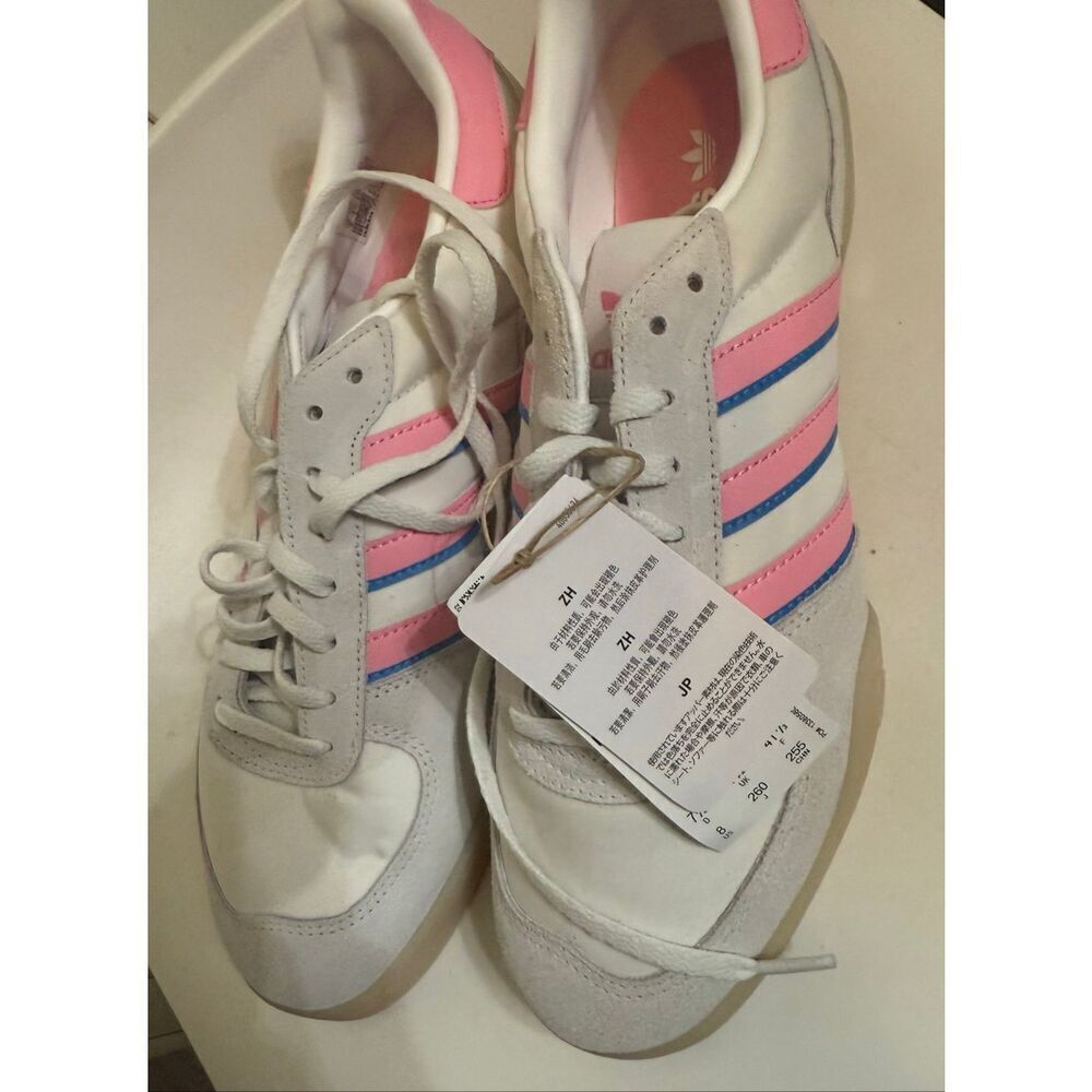 Adidas Men's Squash Indoor Lace Up Suede Sneaker Shoes Multicolor Size 8 NWOT